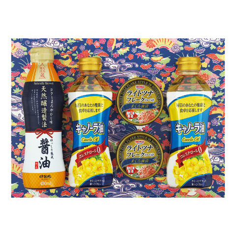 【008】<オリジナル><br>ツナ缶＆油ファミリーギフト
