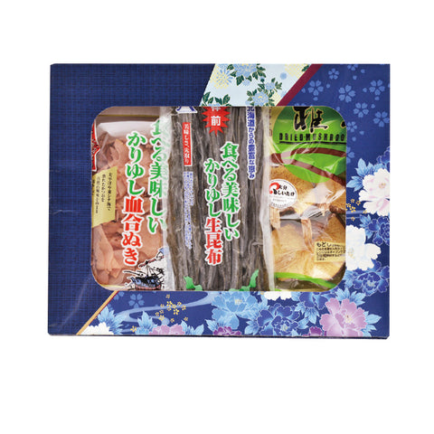 【020】<名嘉食品><br>血合抜き削り節・昆布・大分産椎茸香信ギフト