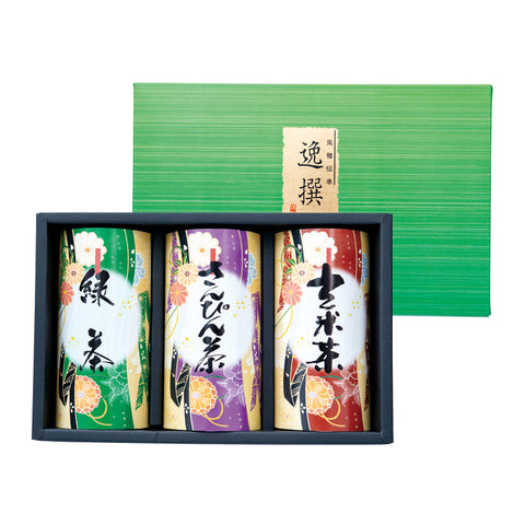 【061】<いずみ茶園><br>玄米茶・緑茶・さんぴん茶セット
