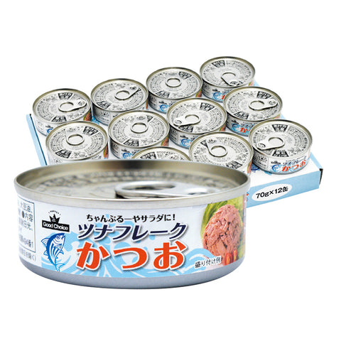 【073】<オリジナル><br>ツナフレークかつお 12缶入