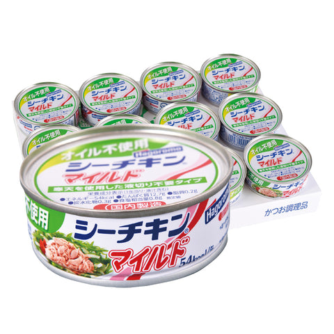 【083】<はごろもフーズ><br>オイル不使用シーチキンマイルド 12缶入