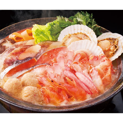 【1101】紅ずわいがに入り 海鮮寄せ鍋セット(3～4人前)