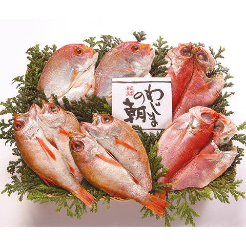 【1501】輪島 西脇水産 わじまの朝(のどぐろ入り)3種6枚