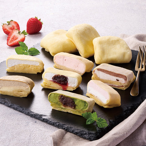 【2103】和田又 7種の手包みもちっとクレープ (10個)