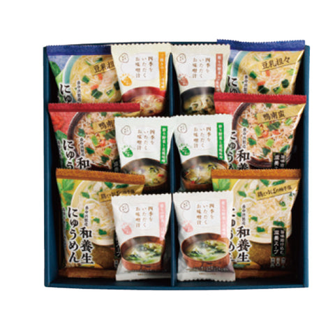 【3403】養命酒製造 養生にゅうめんとお味噌汁(12食)