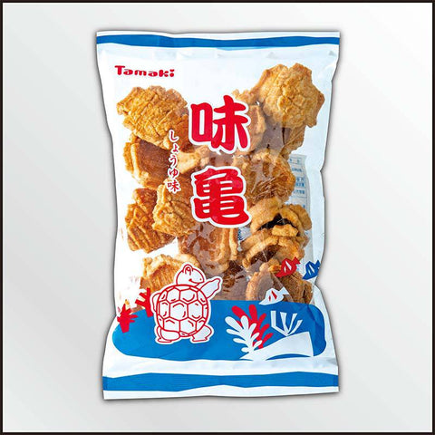<玉木製菓><br>味亀(しょうゆ味)